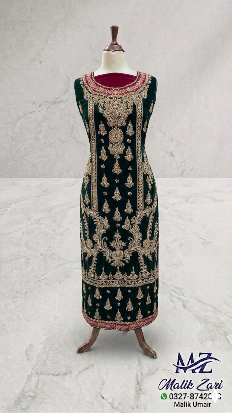 Tussle Silk Embroidered Unstitched 3-Piece Suit | Royal Luxury Collection
